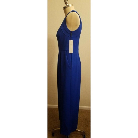 CALVIN KLEIN WOMEN'S CUTOUT SLEEVELESS JUMPSUIT - Picture 3 of 7